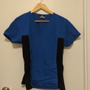 NWOT Blue Cherokee nursing scrub top